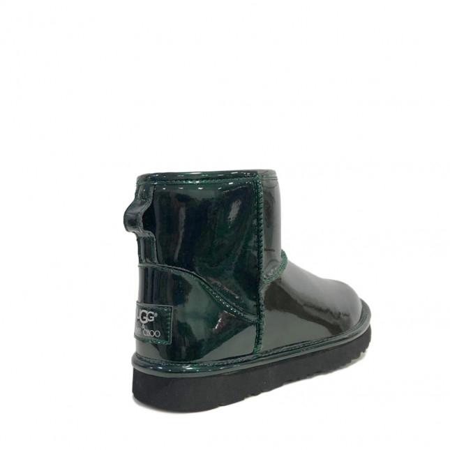 UGG Jimmy Choo Mini Patent II Emerald