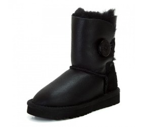UGG Kids Bailey Button Metallic Black