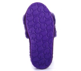 UGG Fluff Slide Slippers Purple