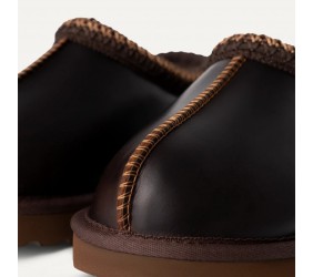 UGG Tasman Slippers Leather Regen Ironwood