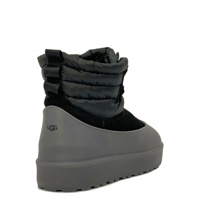 UGG Mens Classic Mini Lace-Up - Black