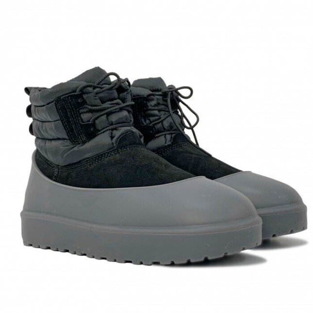 UGG Mens Classic Mini Lace-Up - Black