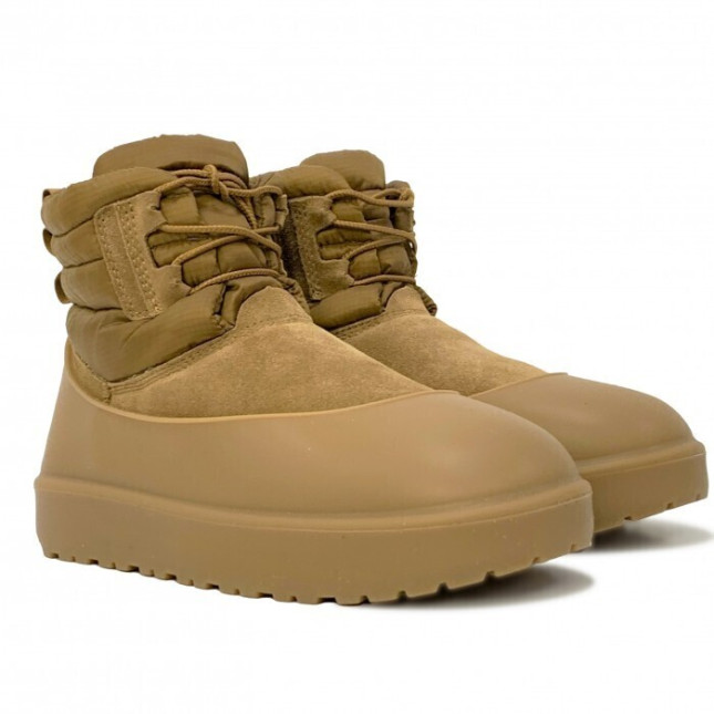 UGG Mens Classic Mini Lace-Up - Chestnut