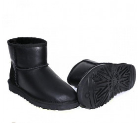 UGG Mens Classic Mini Metallic Black