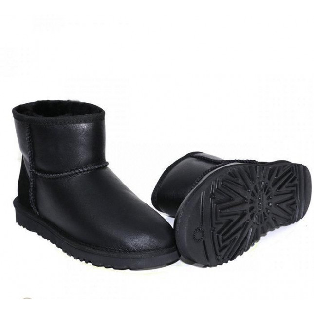 UGG Mens Classic Mini Metallic Black