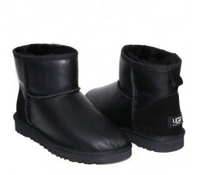 UGG Mens Classic Mini Metallic Black