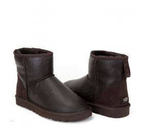 UGG Mens Classic Mini Metallic Chocolate