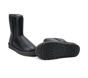 UGG Mens Classic Short Metallic Grey