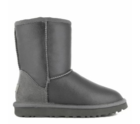 UGG Mens Classic Short Metallic Grey