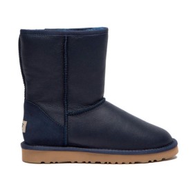 UGG Mens Classic Short Metallic Navy UGG Mens Classic Short Metallic Navy