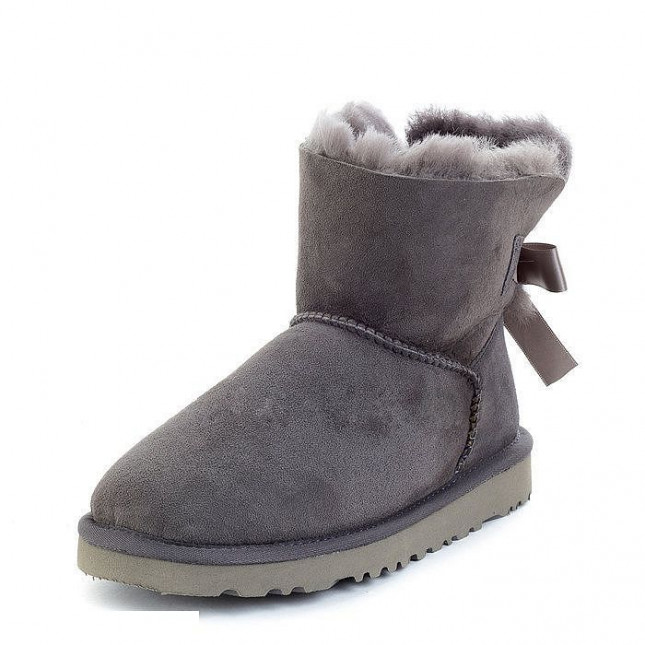UGG Bailey Bow Mini Grey