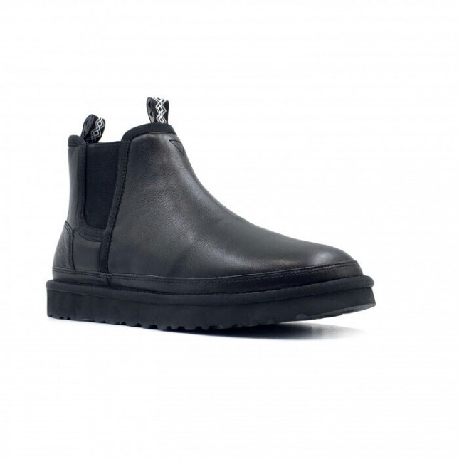 UGG Mens Neumel Chelsea Leather Black