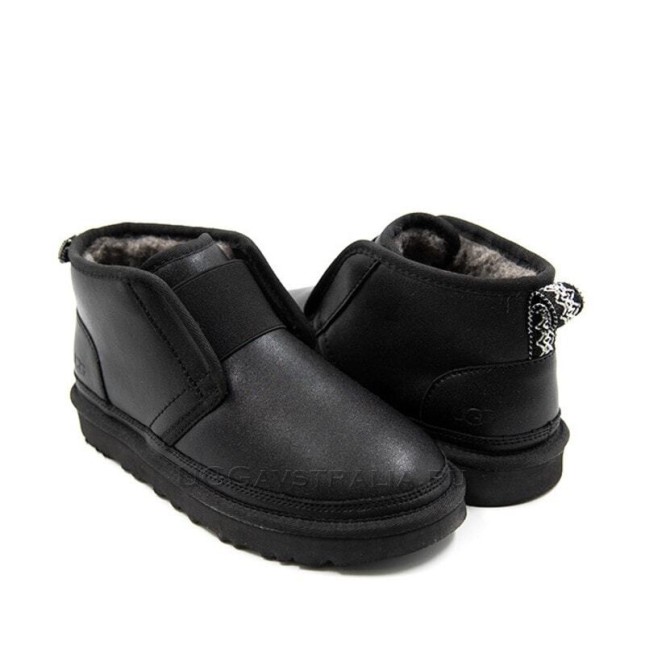 UGG Mens Neumel Flex Leather Black