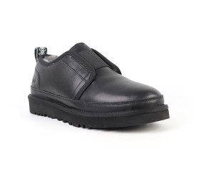 UGG Mens Slippers Flex Leather Black