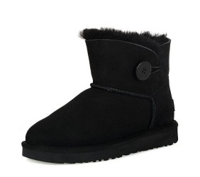 UGG Mini Bailey Button II Black