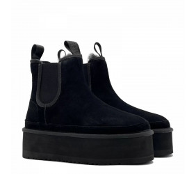 UGG Neumel Platform Chelsea Black