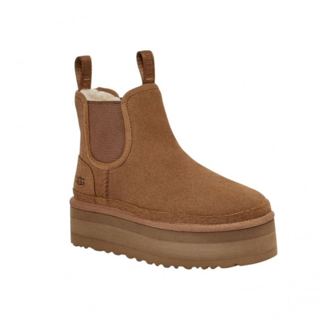 UGG Neumel Platform Chelsea Chestnut
