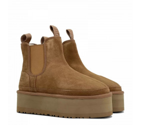 UGG Neumel Platform Chelsea Chestnut