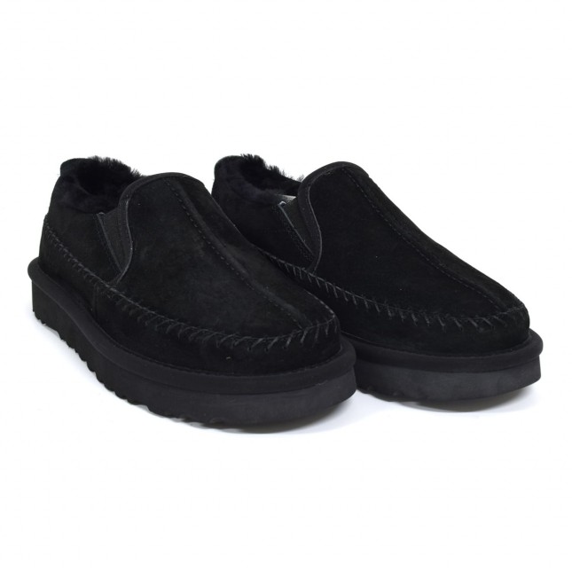 UGG Stitch Slip On Black