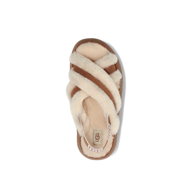UGG W Disco Cross Slide Chestnut