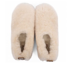 Ugg Hailey Fluff Slippers Natural