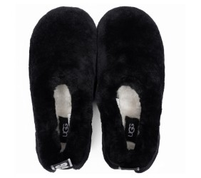 Ugg Hailey Fluff Slippers Black