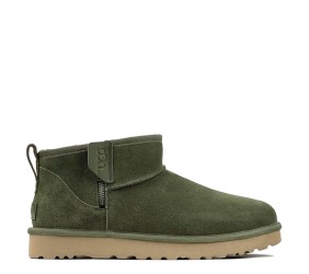 UGG Mens Classic Ultra Mini Zip Boot Khaki UGG Mens Classic Ultra Mini Zip Boot Khaki