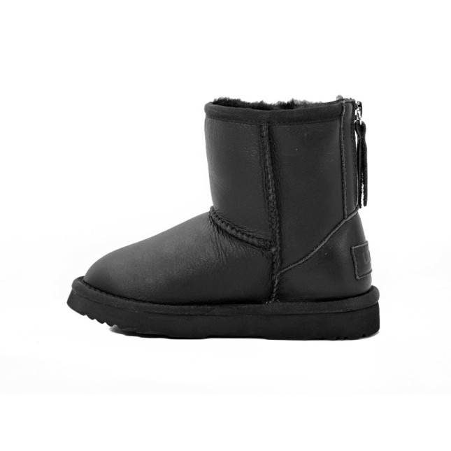 UGG Kids Zip Metallic Black