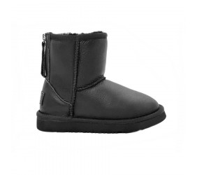UGG Kids Zip Metallic Black
