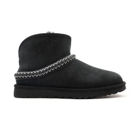 UGG Classic Mini Cresent Black