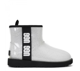 UGG Classic Clear Mini White Black