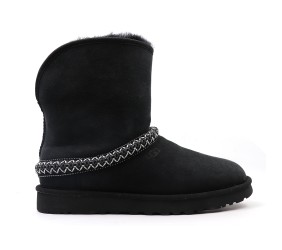 UGG Classic Short Cresent Black