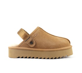UGG Goldenstar Clog Platform Chestnut