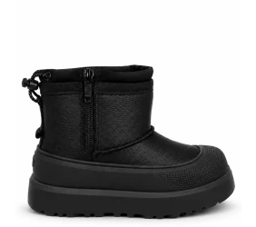 UGG Kids Mini Weather Hybrid Black Leather UGG Kids Mini Weather Hybrid Black Leather