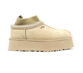 UGG Tazz Knit Platform Mustard Seed